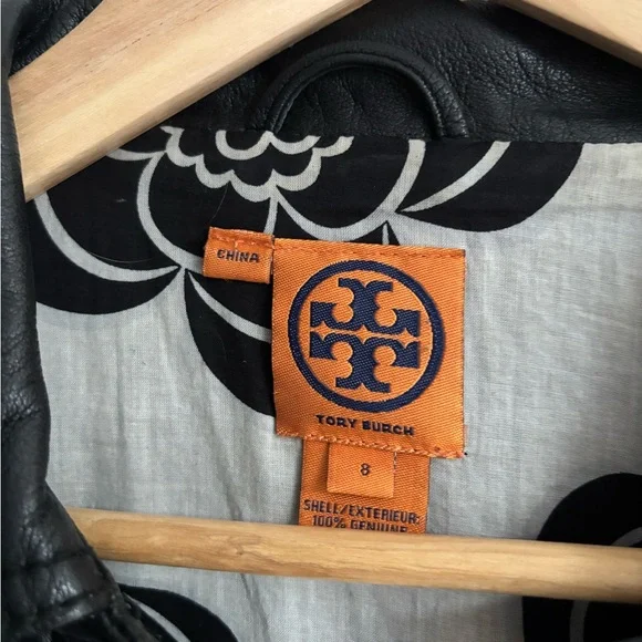 Tory Burch Black Leather Jacket